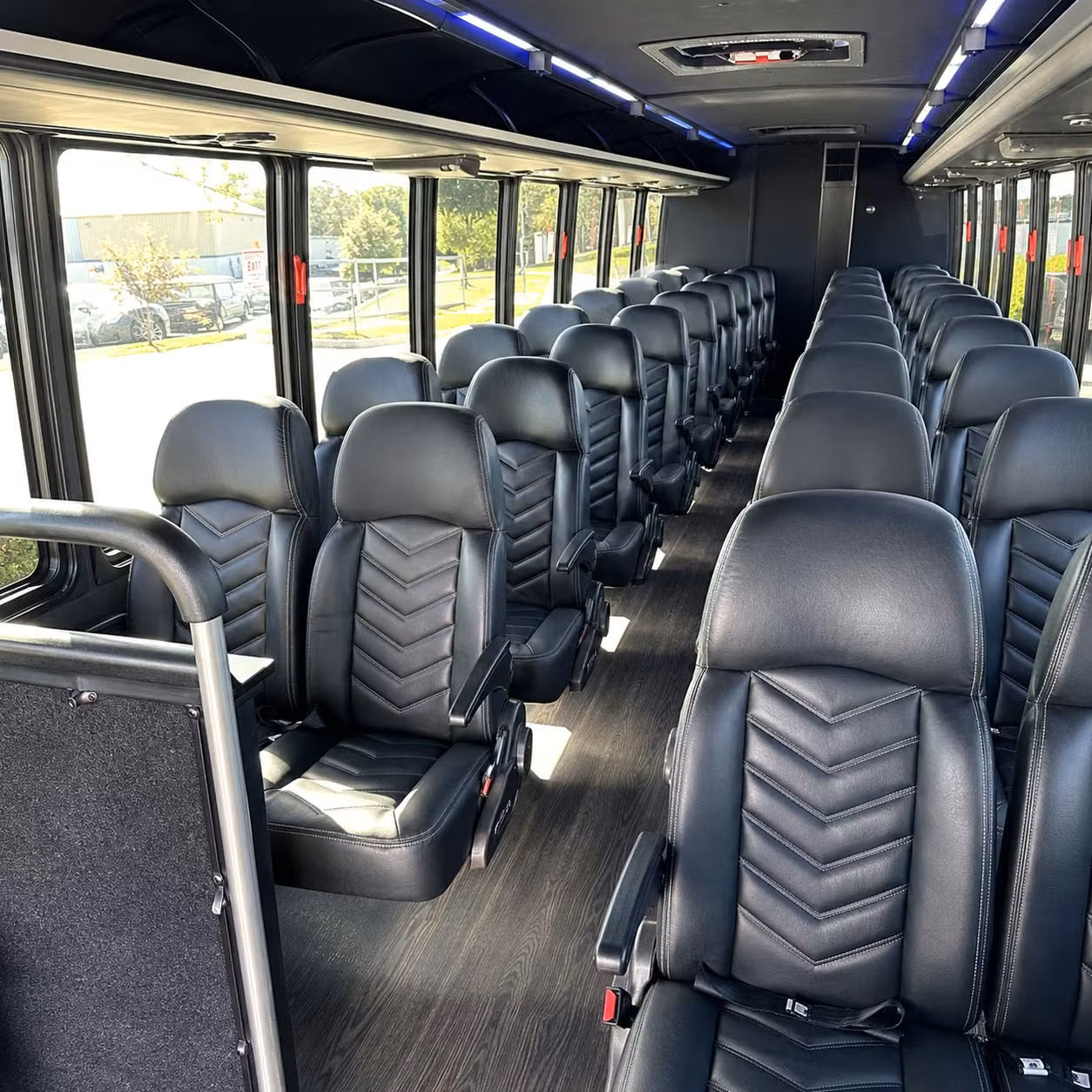 28 passenger minibus inside