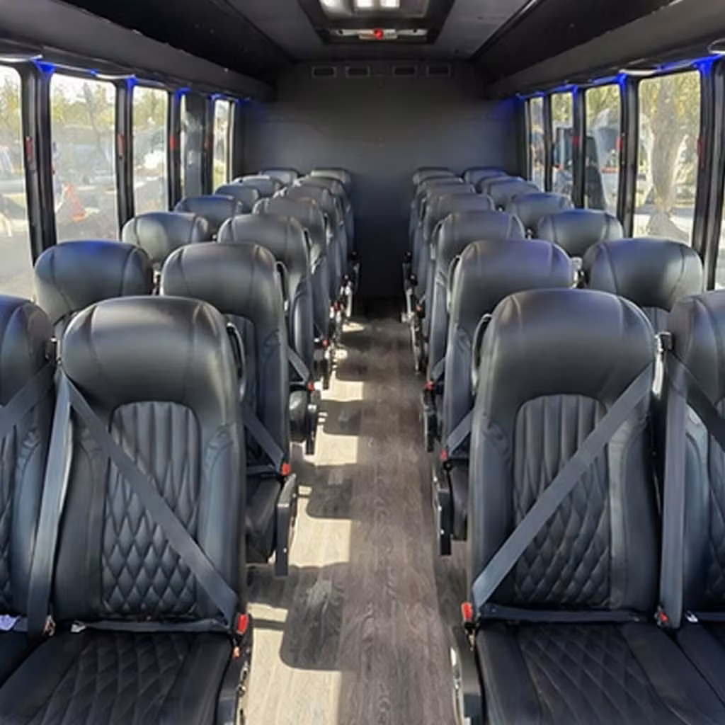 30 passenger minibus interior