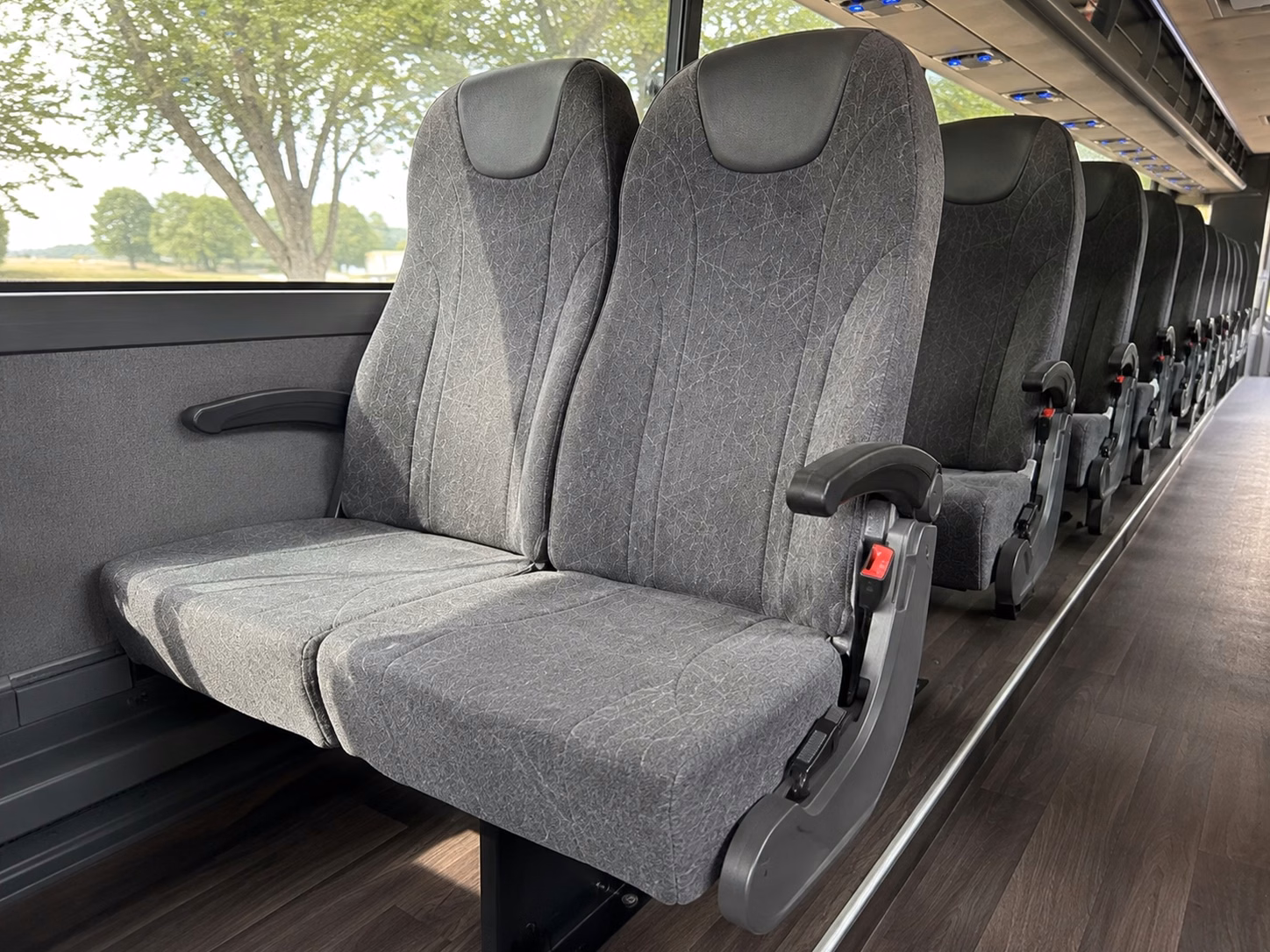 roanoke charter bus rental inside